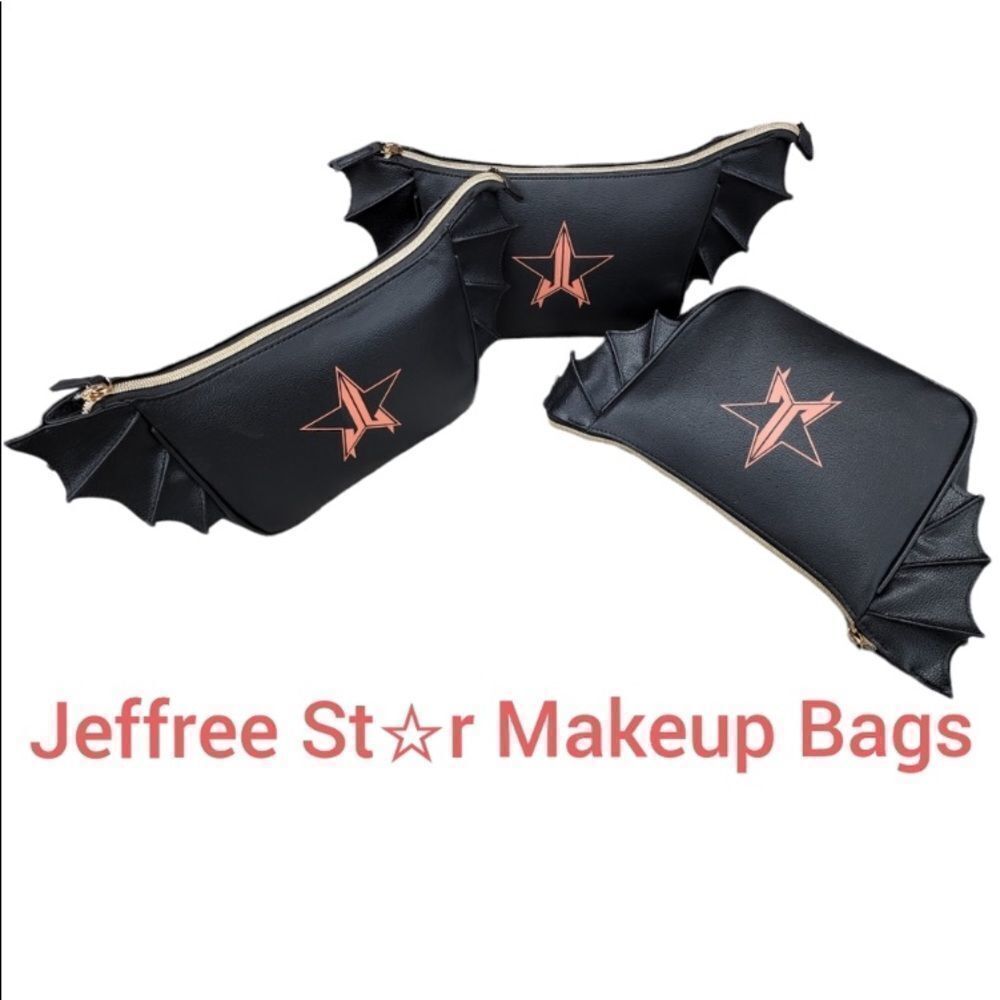 𝅺Jeffree Star Bat Wing Makeup Bag